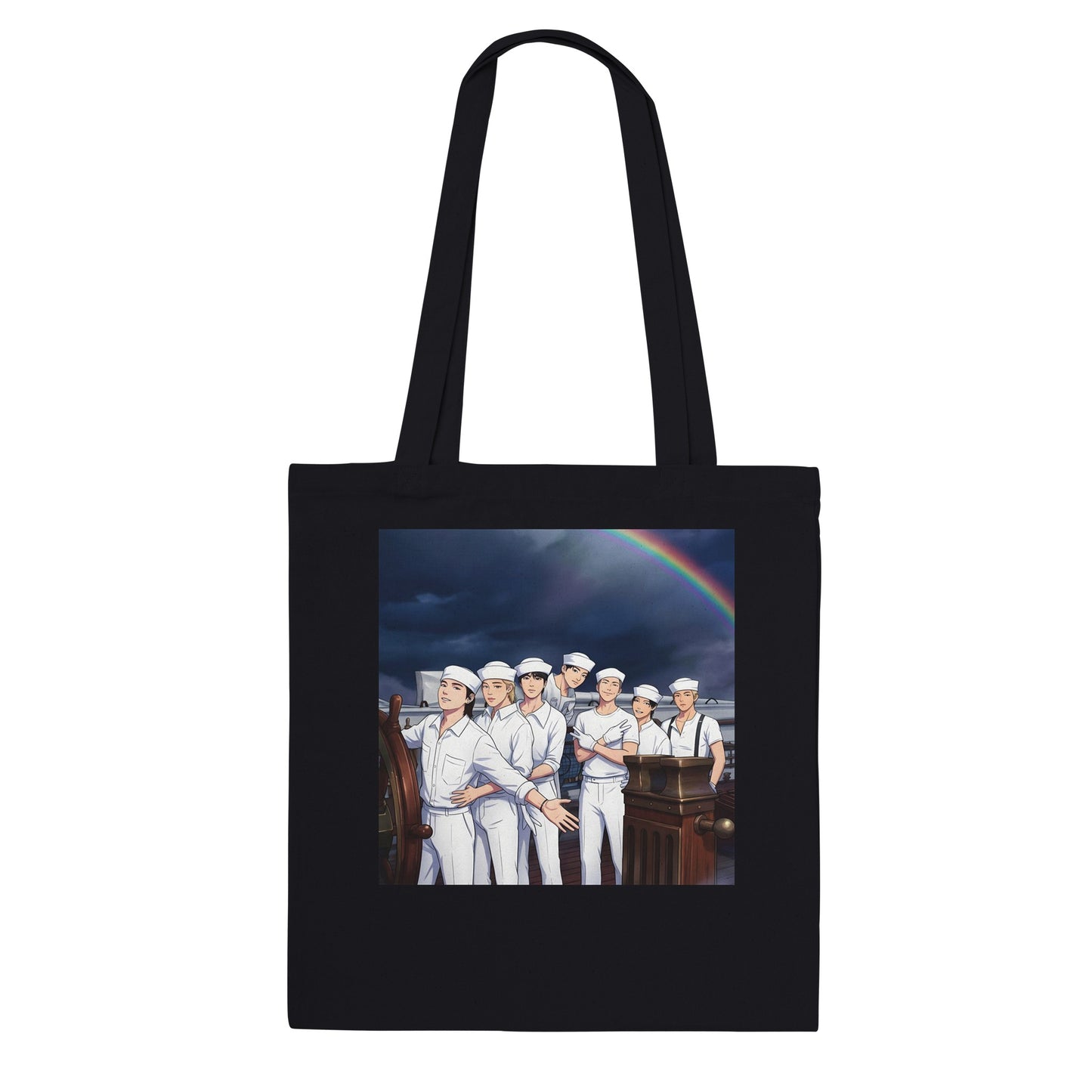 BTS Swim inspired tote bag black or natural