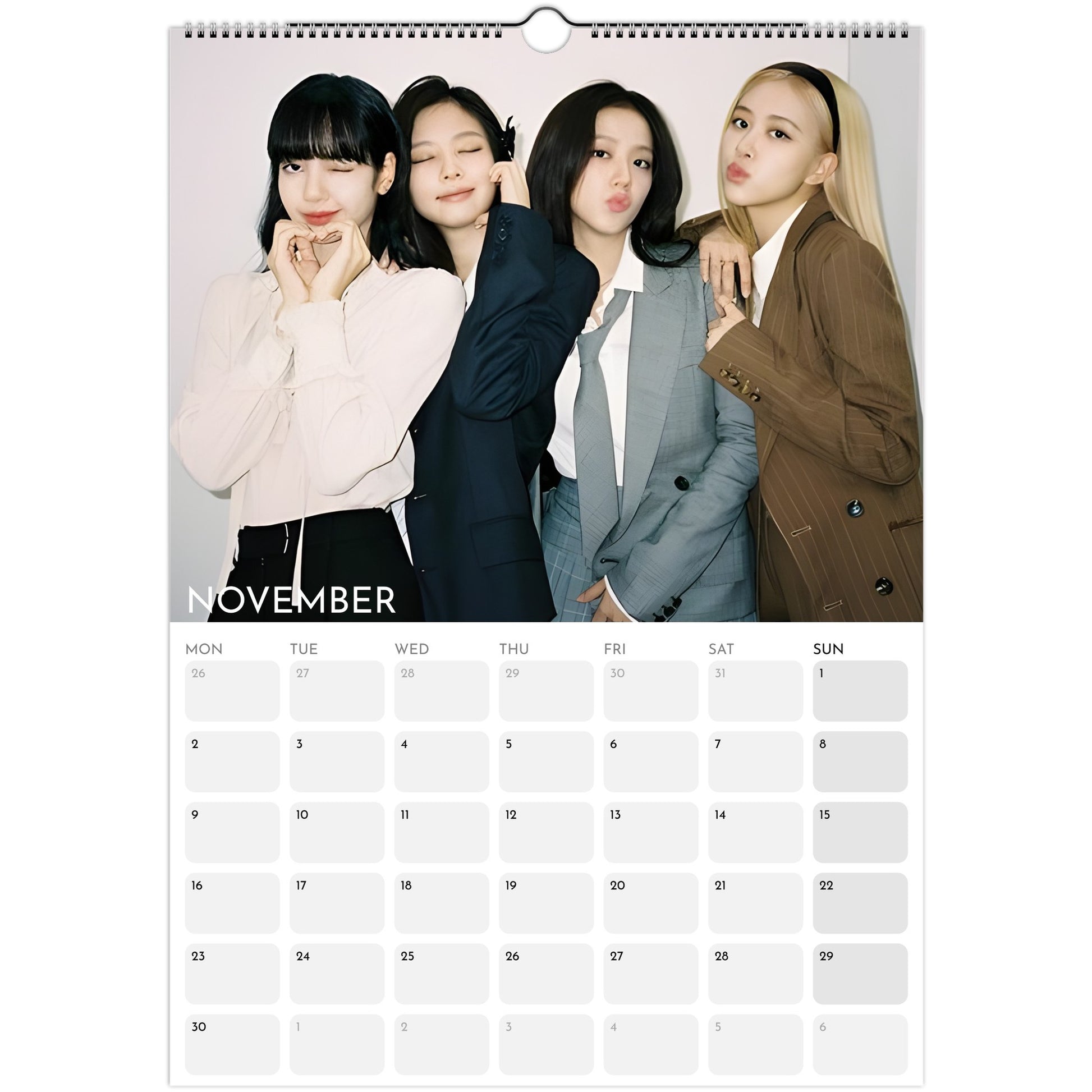 BLACKPINK 2026 A3 wall calendar November