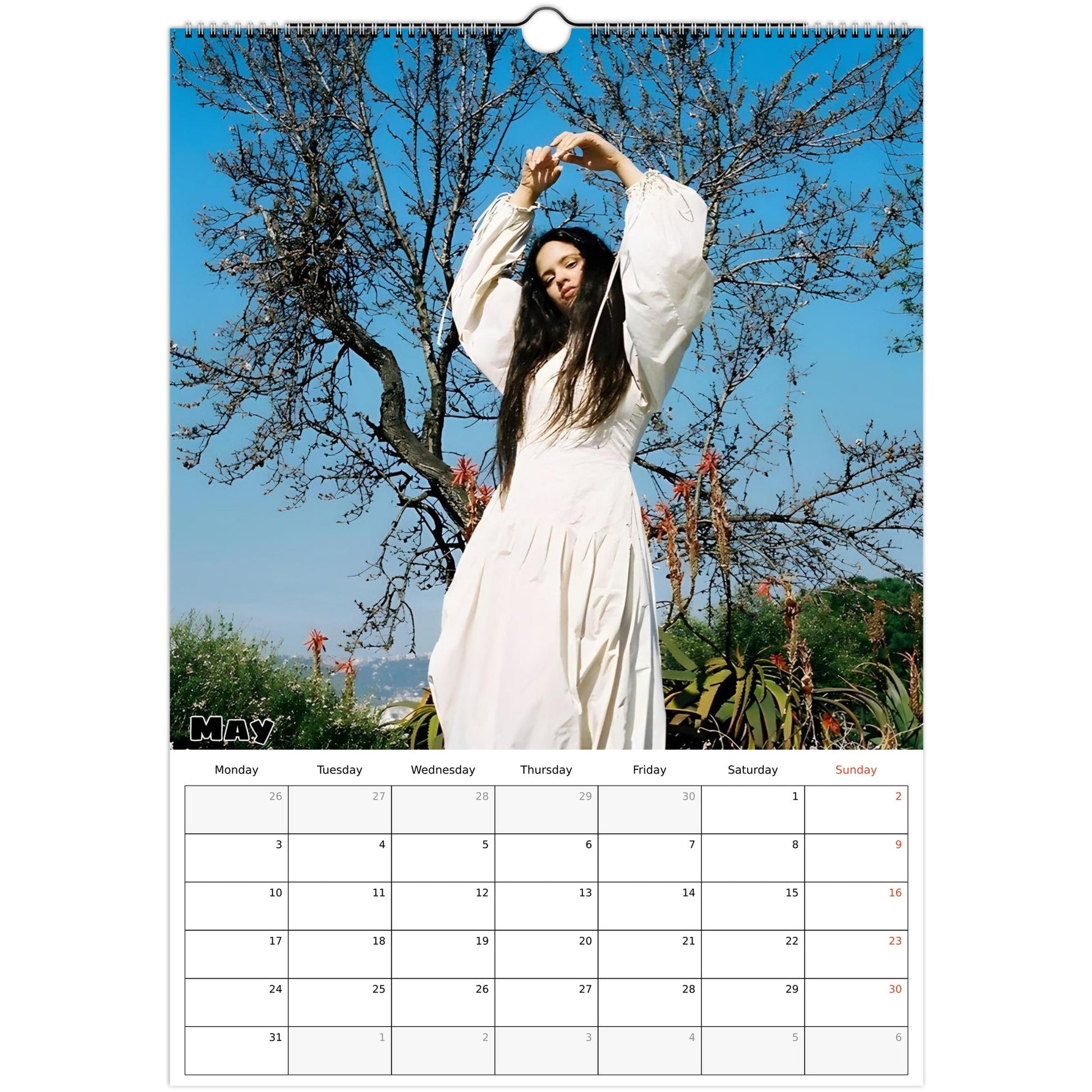 Rosalía Calendar 2027 May page