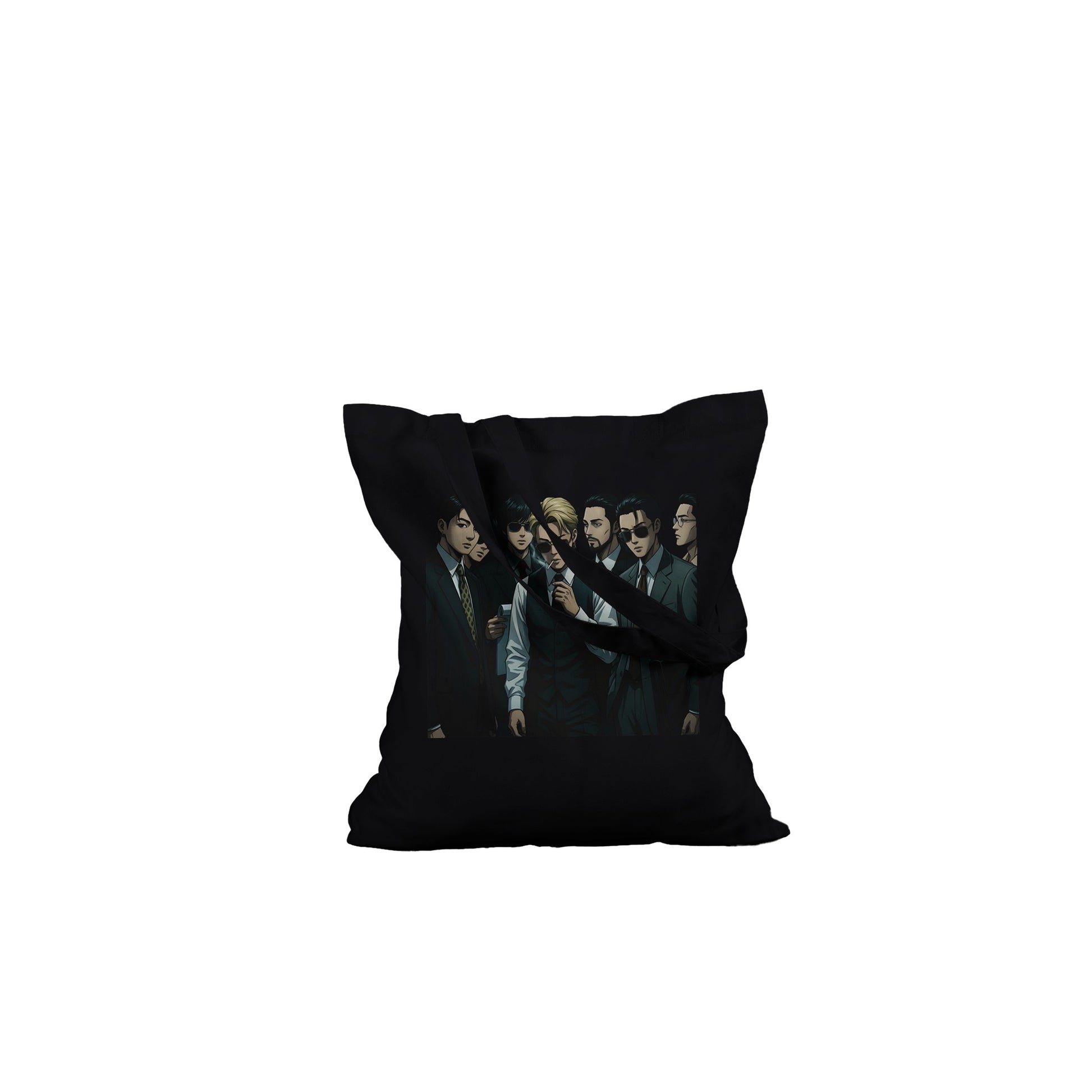 Unisex BTS graphic tote bag for fans