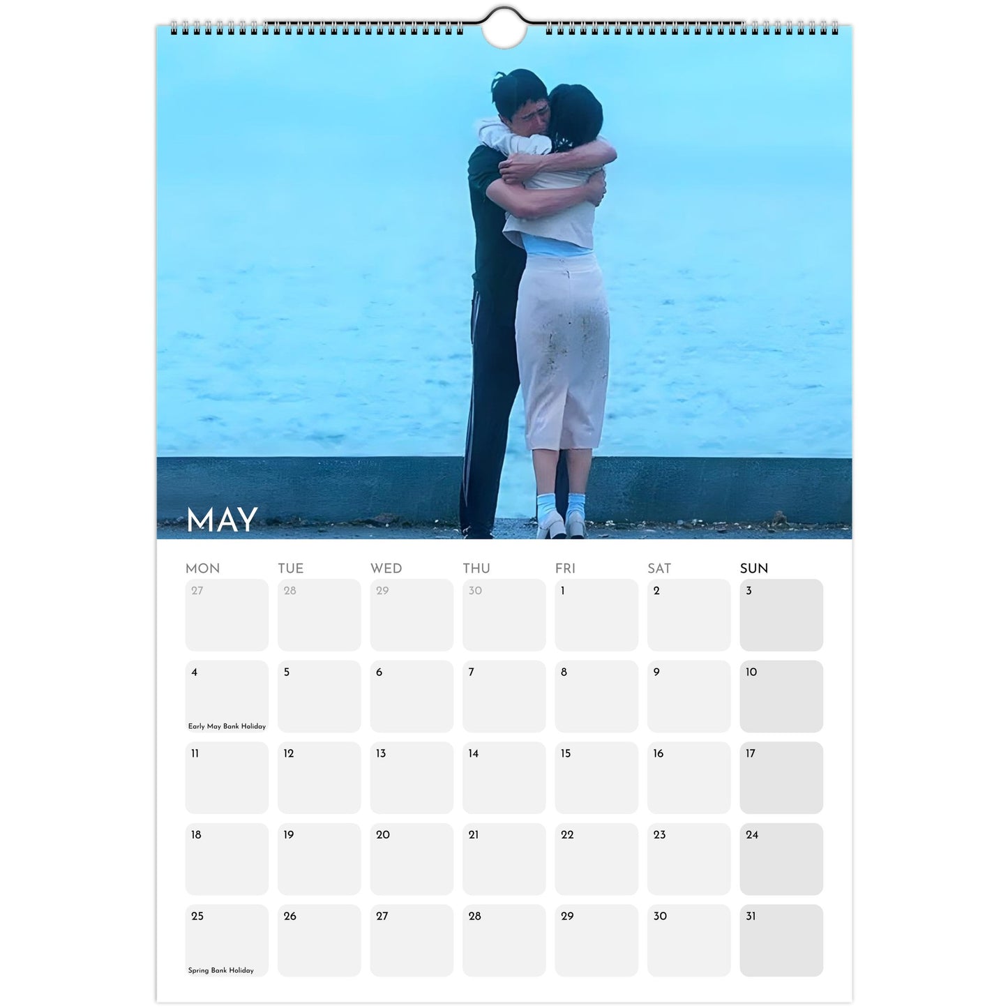 When Life Gives You Tangerines 2026 A3 wall calendar May