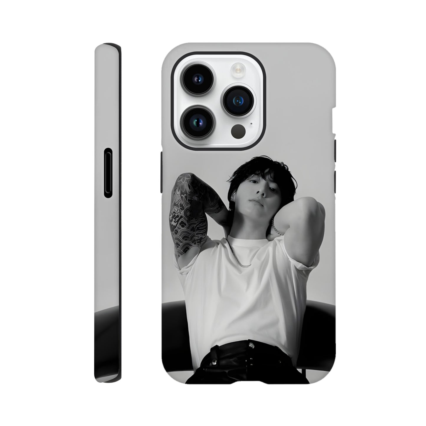 Jungkook tough iPhone case for stylish K‑pop protection
