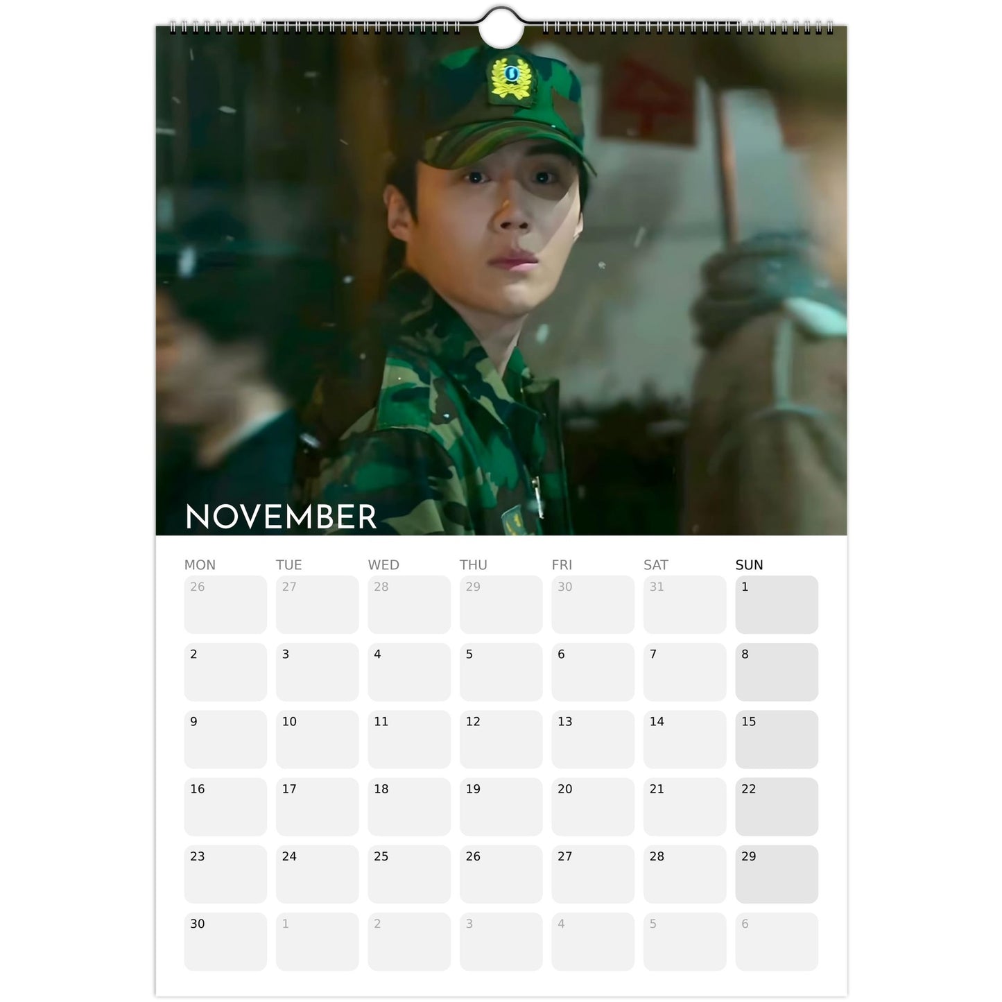 When Life Gives You Tangerines 2026 A3 wall calendar November