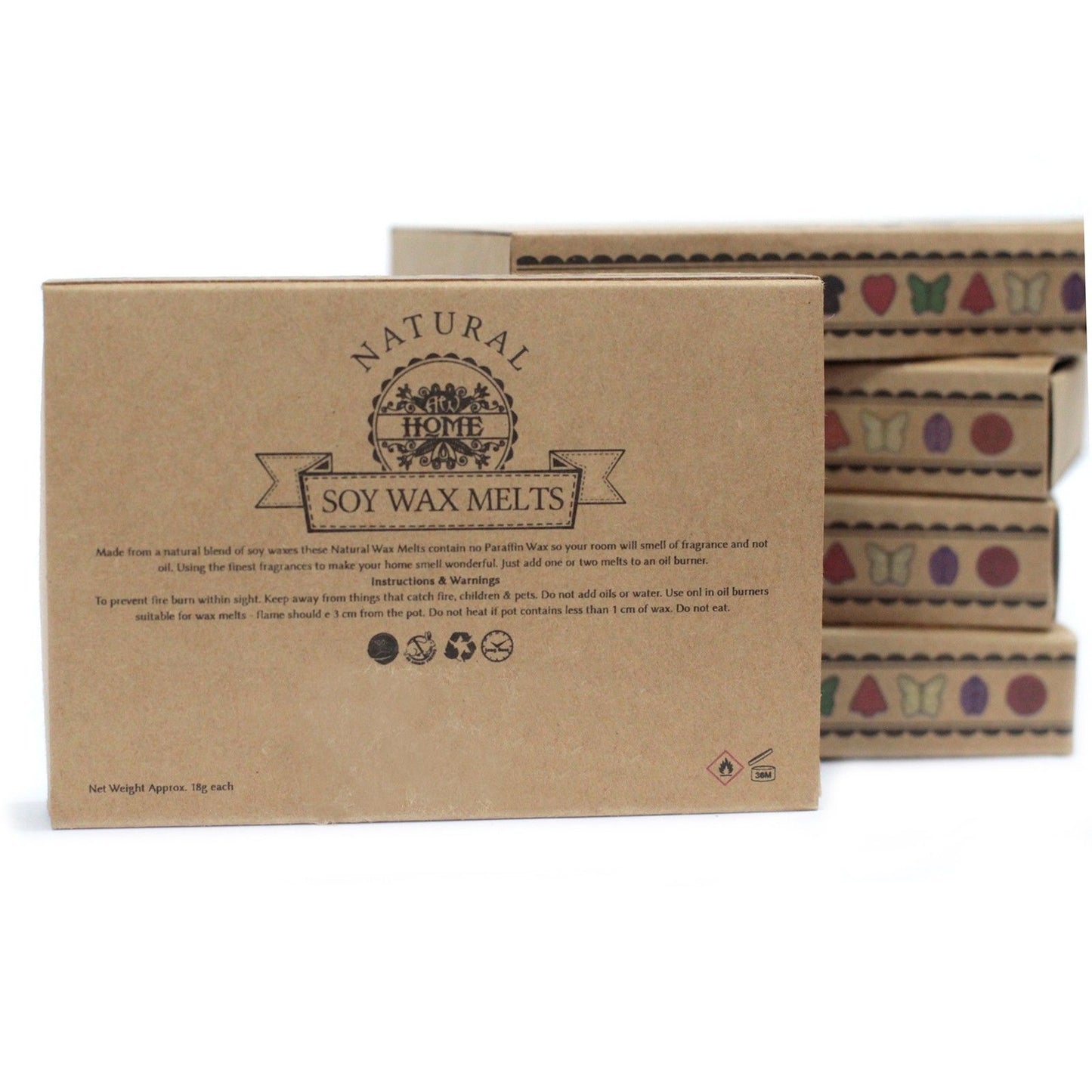 Soy Wax Melts Box of 6 – Strong Fragrance - Cinnamon & Orange