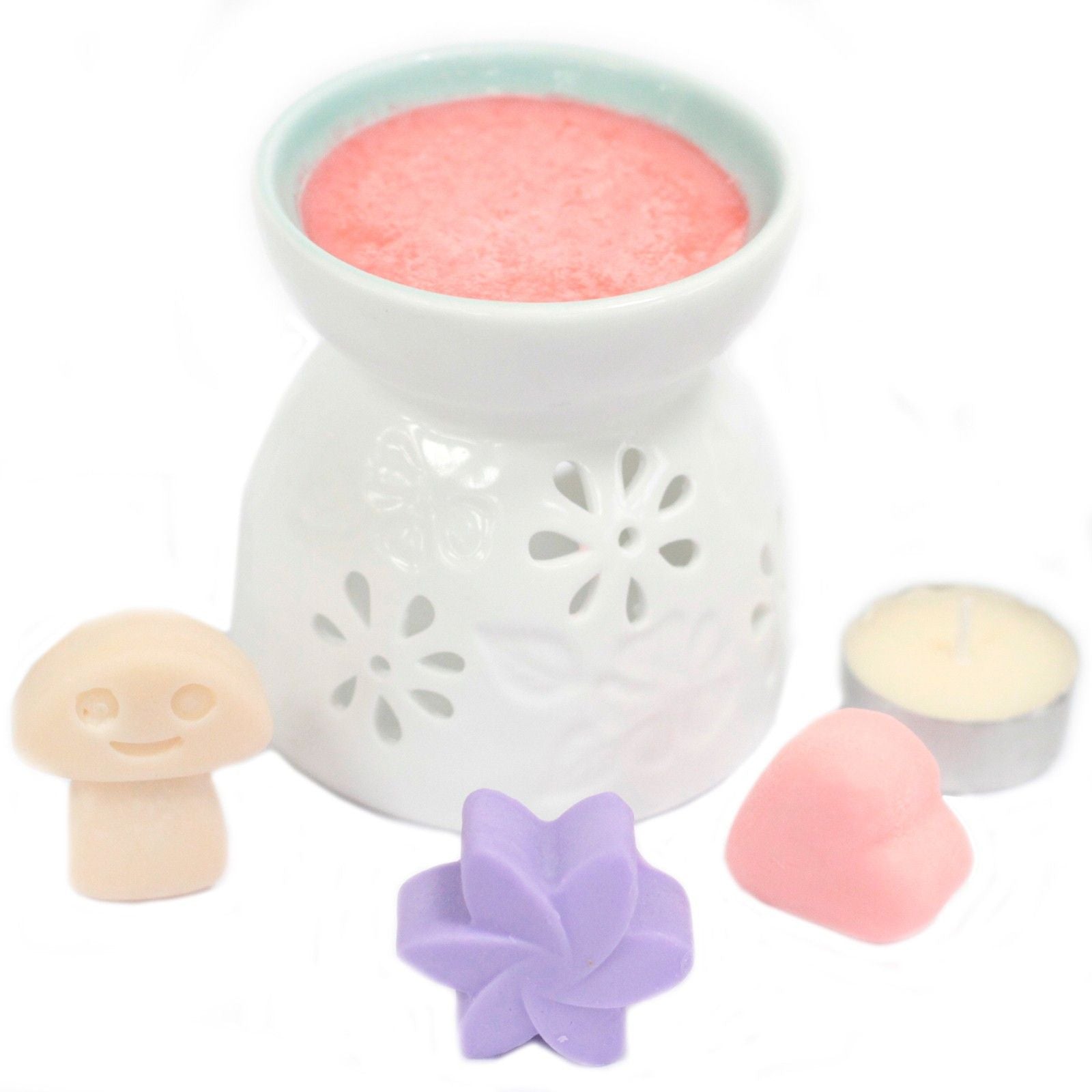 Dark Patchouli soy wax melts arranged in eco‑friendly matchbox box