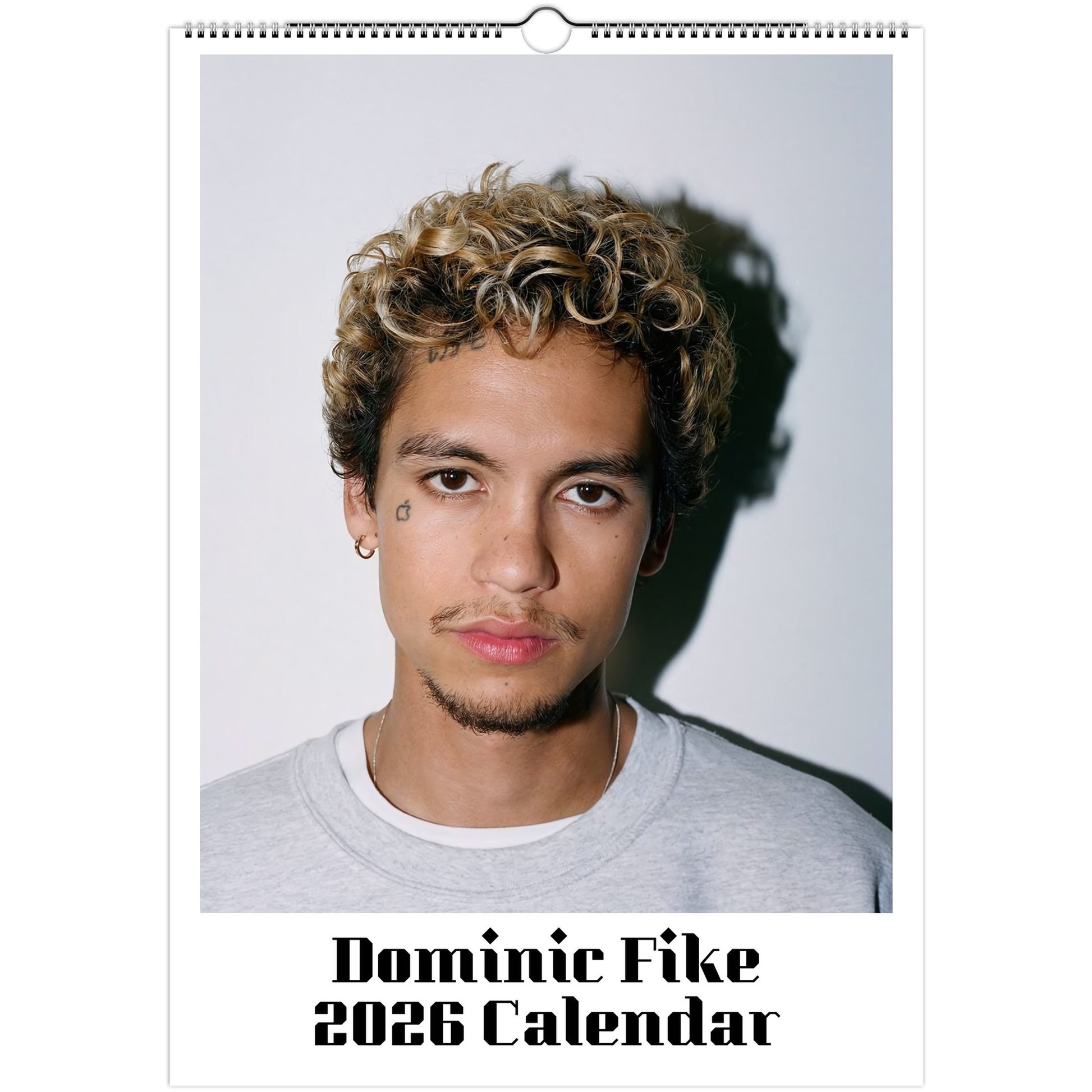 Dominic Fike Front Cover 2026 calendar page