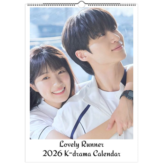 Lovely Runner Front Cover 2026 calendar page