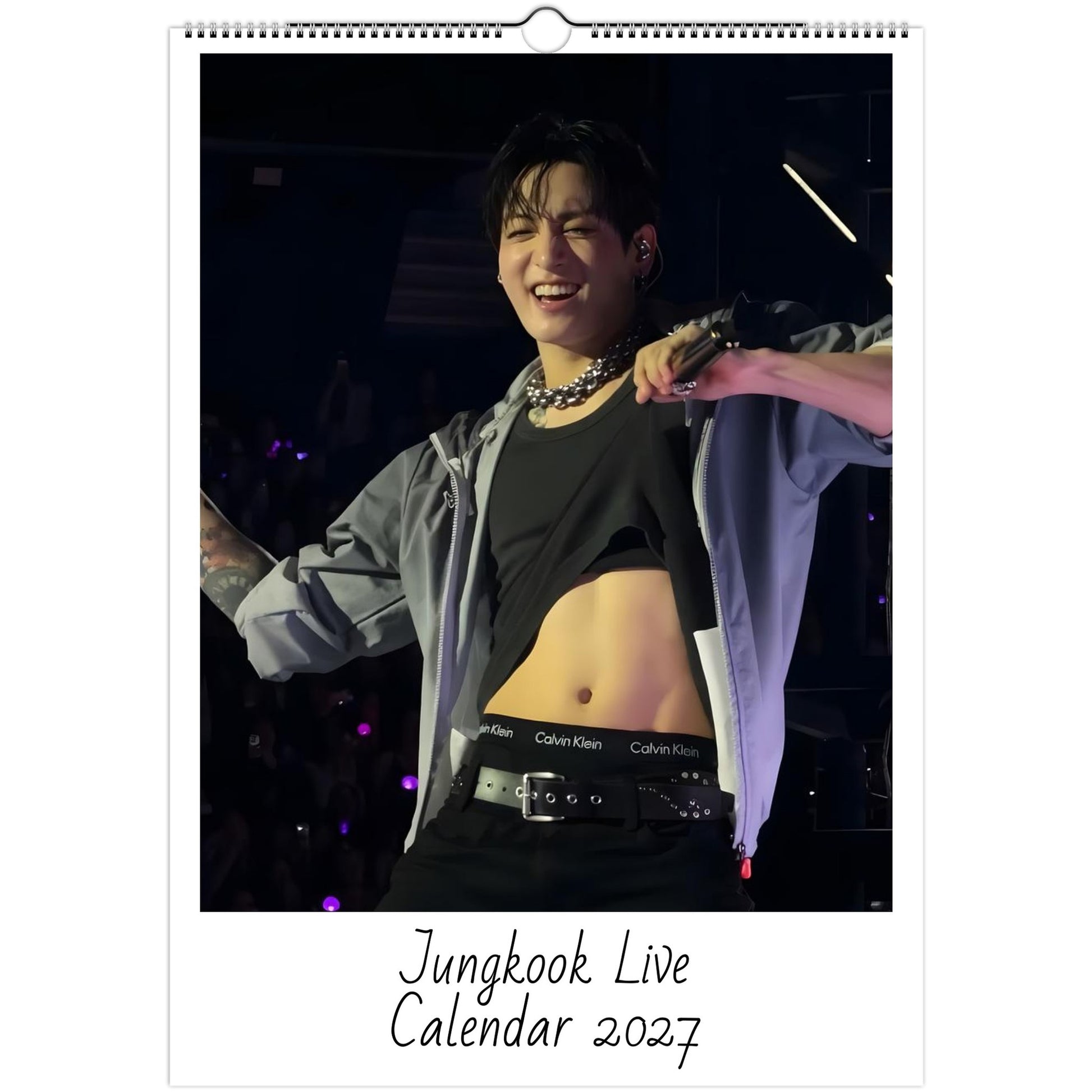 BTS Jungkook 2027 calendar cover