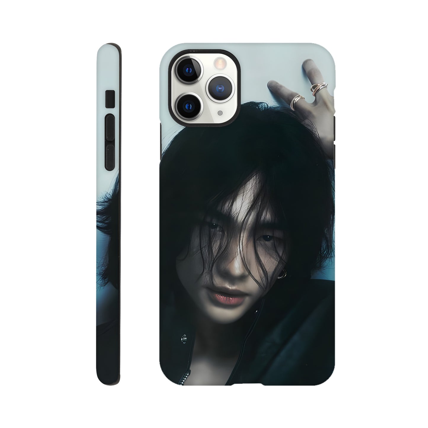 Hyunjin iPhone cover with reinforced dual‑layer defence