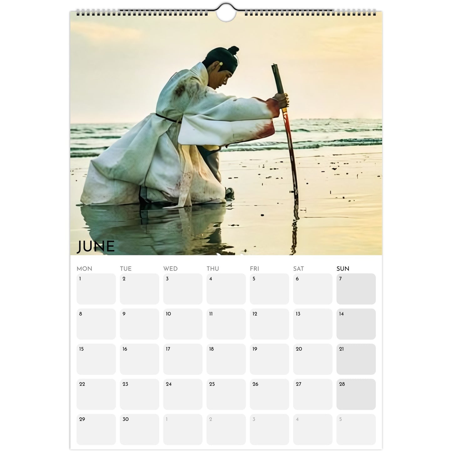 My Dearest 2026 A3 wall calendar June