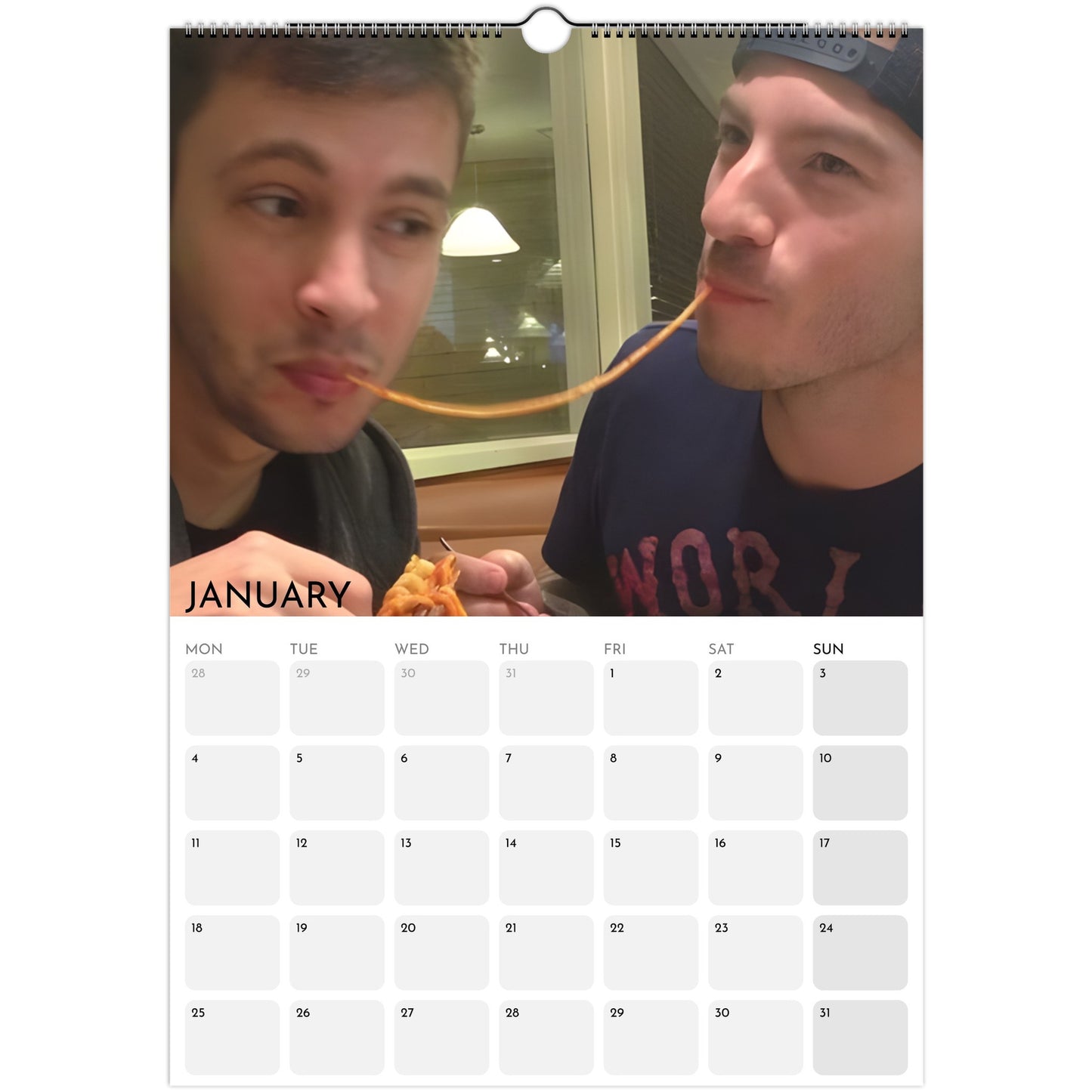 Twenty One Pilots 2026 A3 wall calendar January 2027
