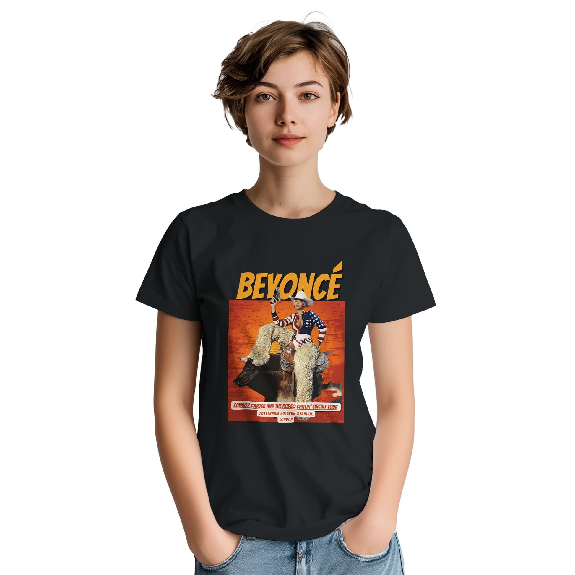 Unisex Beyoncé concert T‑shirt black