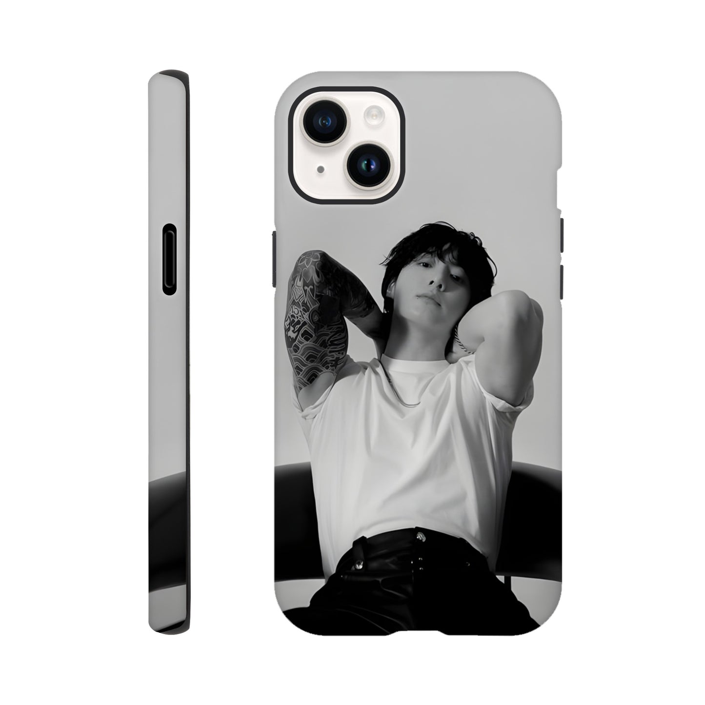 BTS Jungkook phone case with shock‑resistant materials