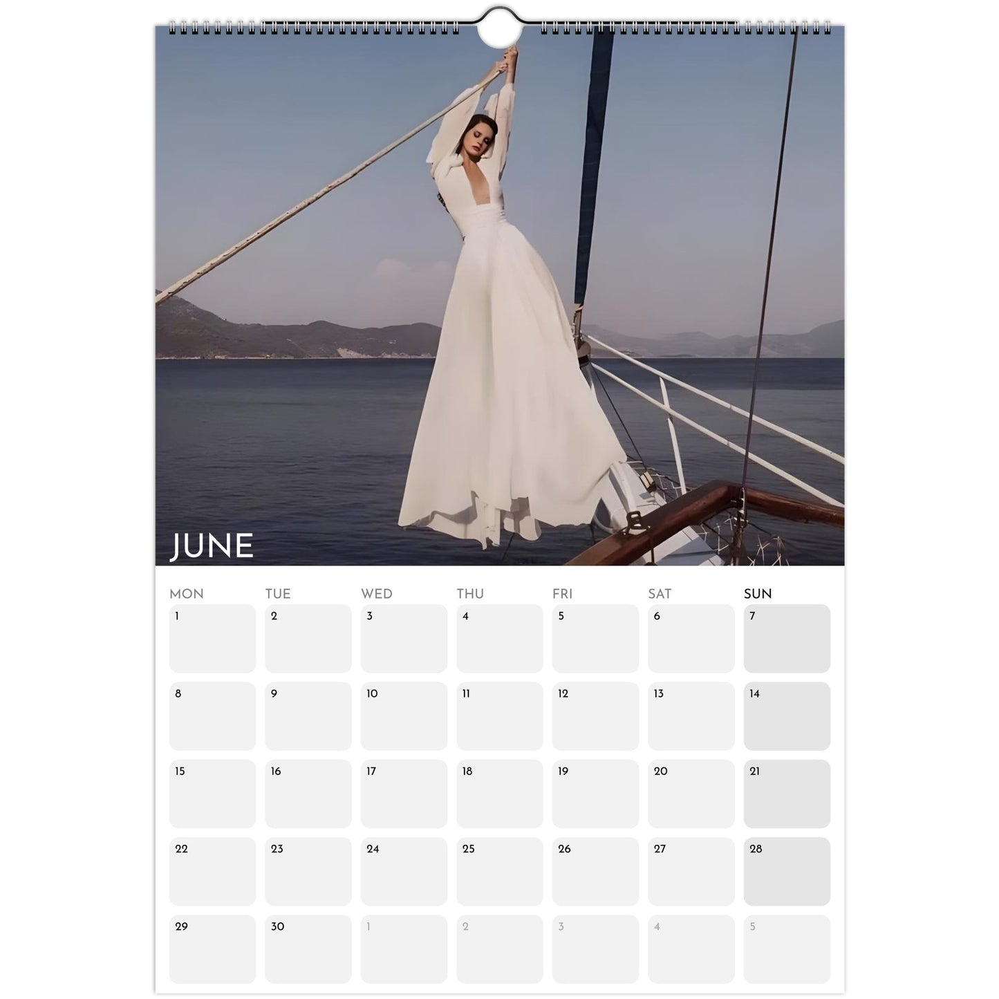 Lana Del Rey 2026 A3 wall calendar June