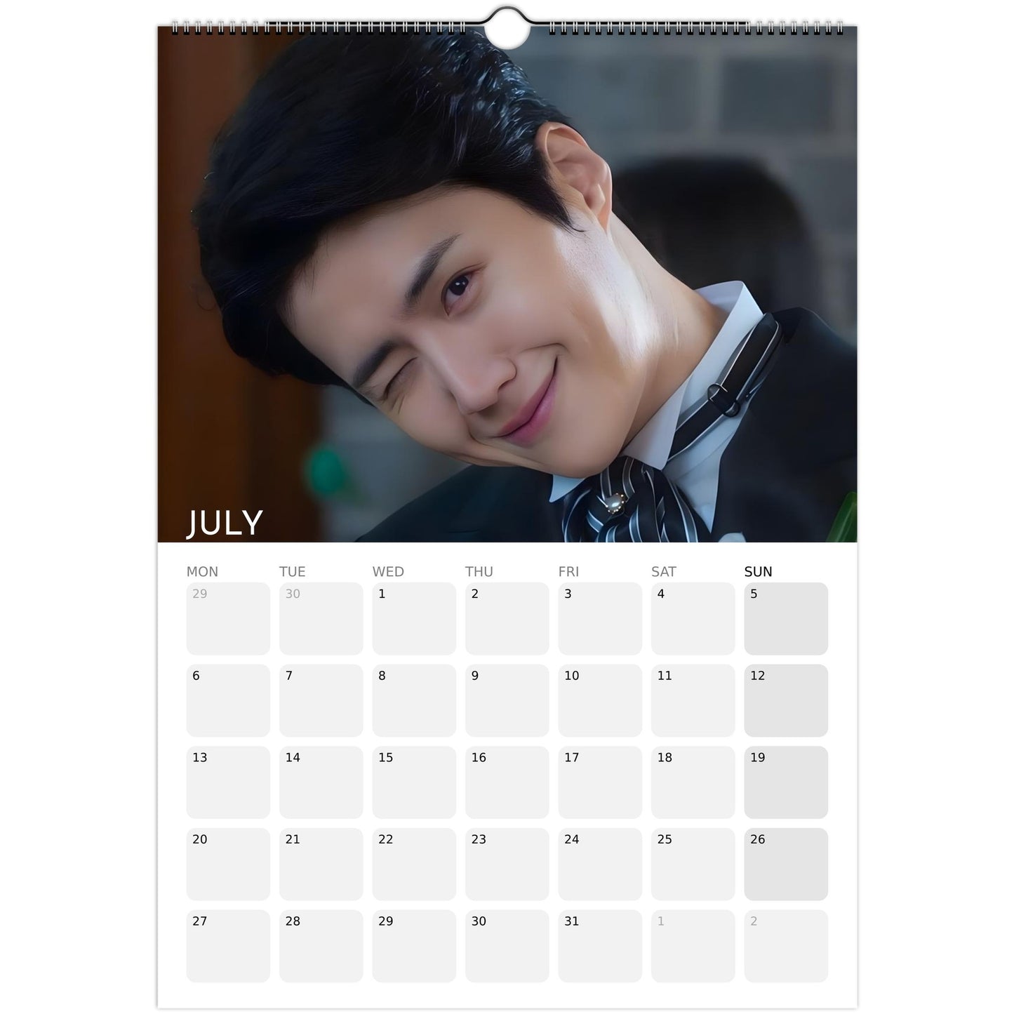 Kim Seon‑ho 2026 A3 wall calendar June