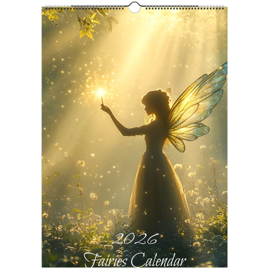 Fairies Front Cover 2026 calendar page