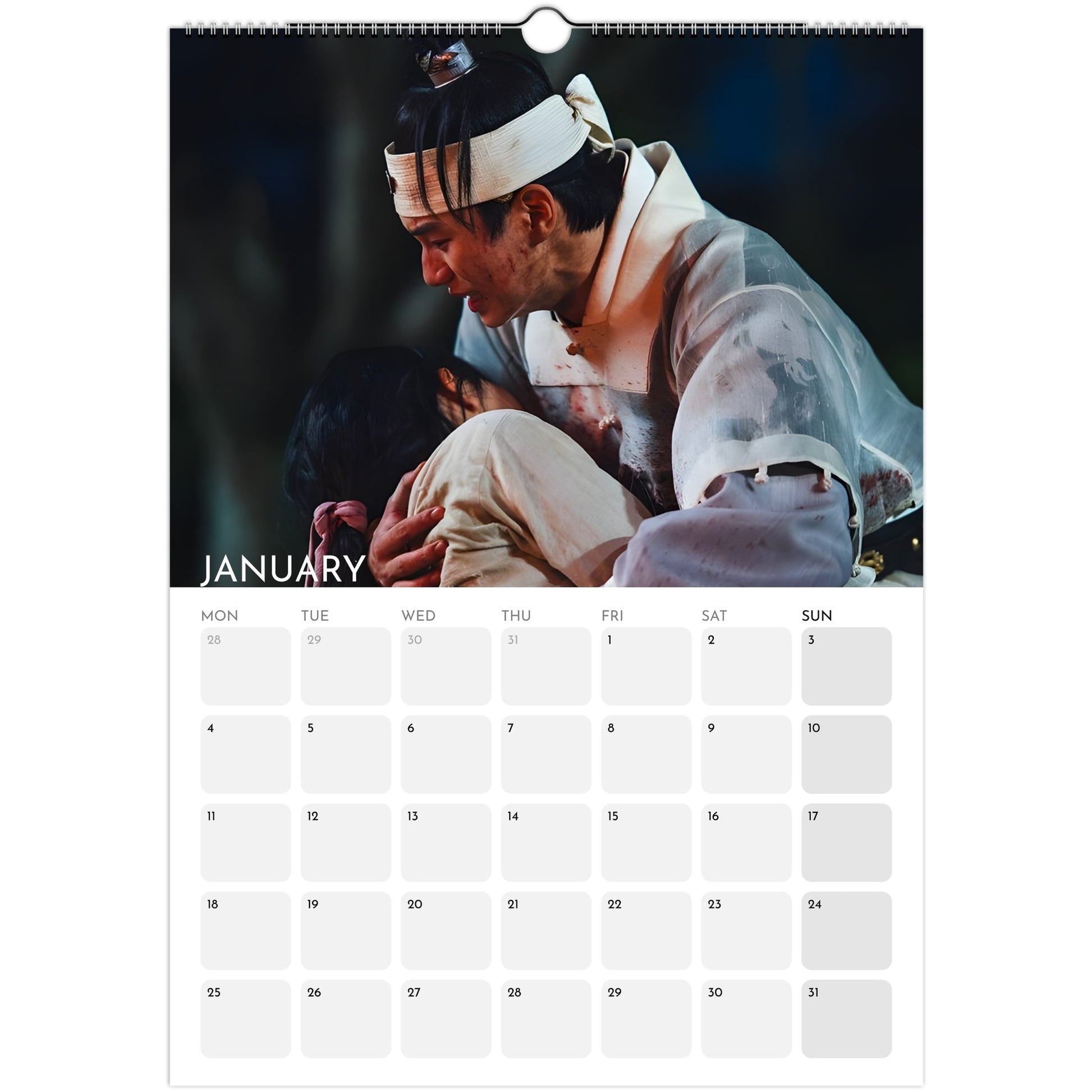 Bon Appétit Your Majesty 2026 A3 wall calendar January 2027