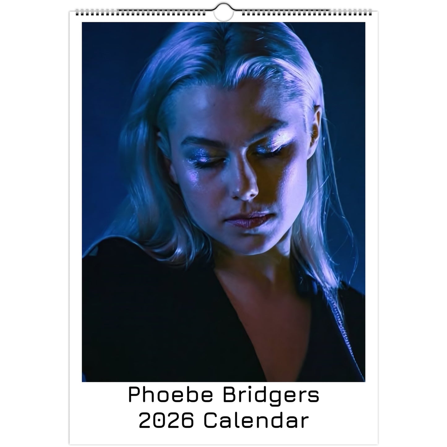 Phoebe Bridgers Front Cover 2026 calendar page