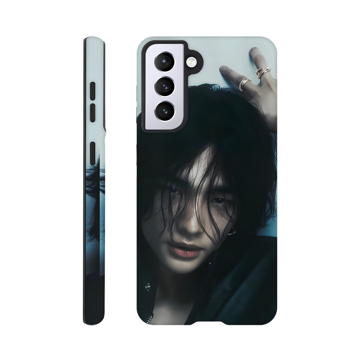 Stray Kids Hyunjin Samsung case offering premium dual‑layer protection