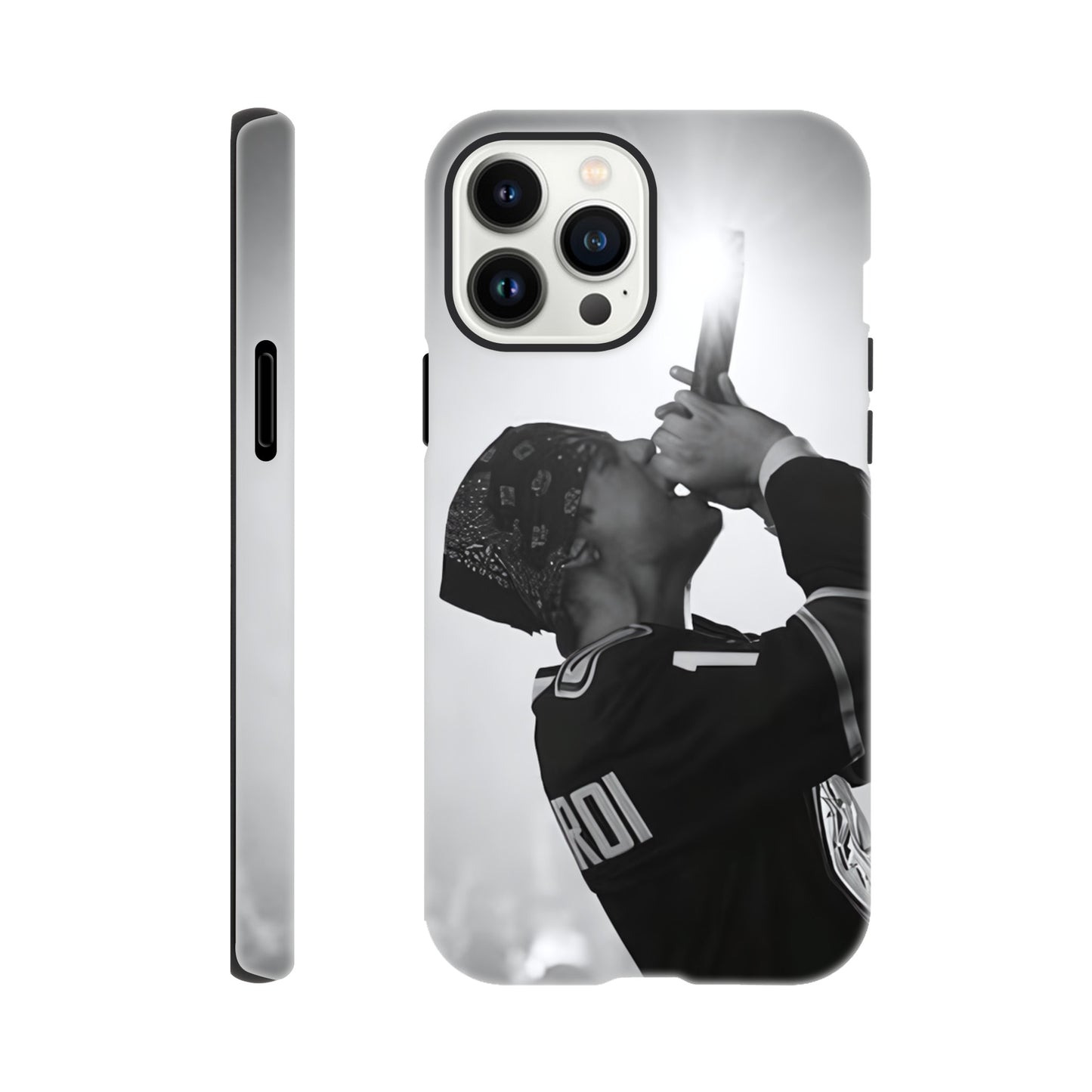 Trendy iPhone tough case with The Kid LAROI aesthetic print