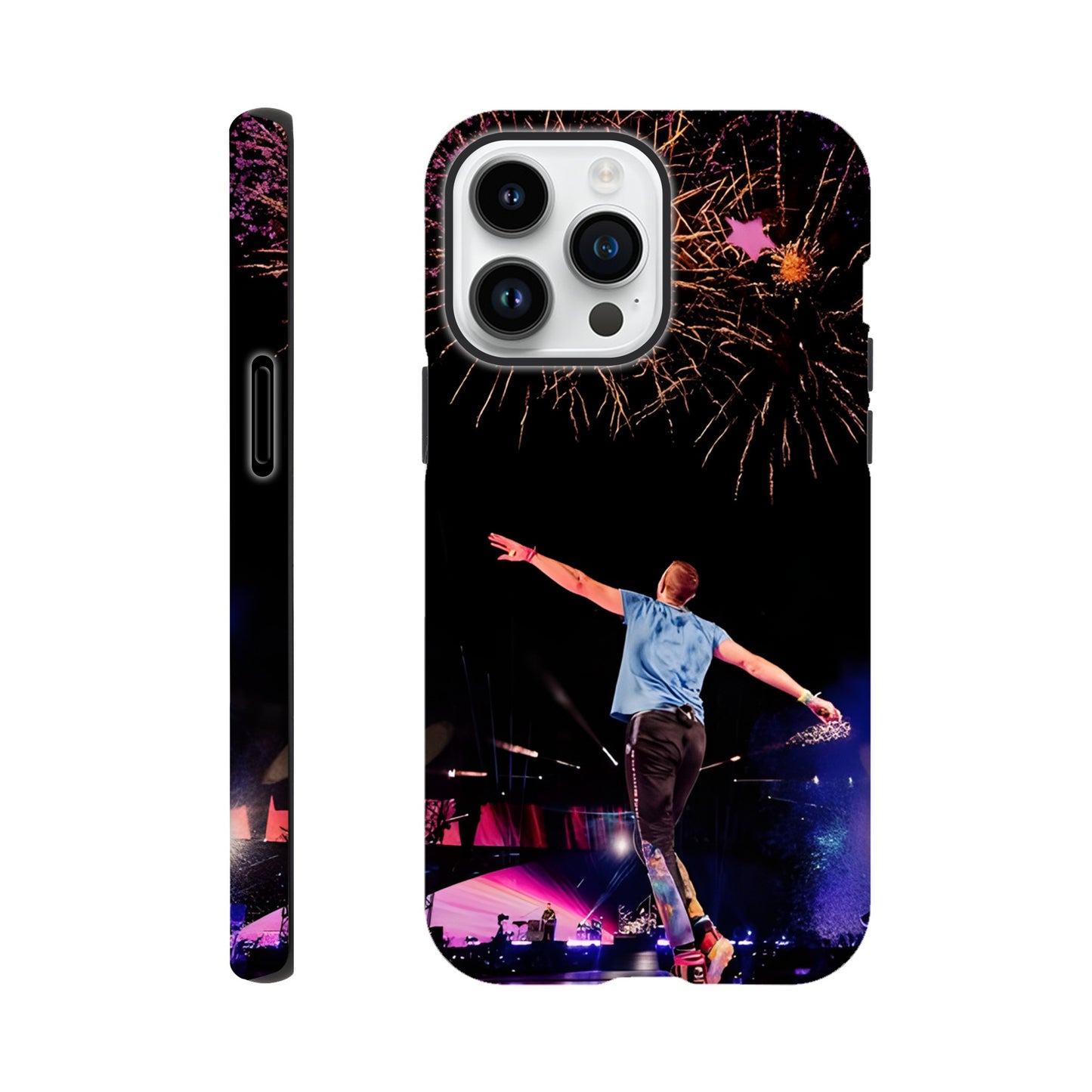 Coldplay iPhone tough case with impact‑resistant materials