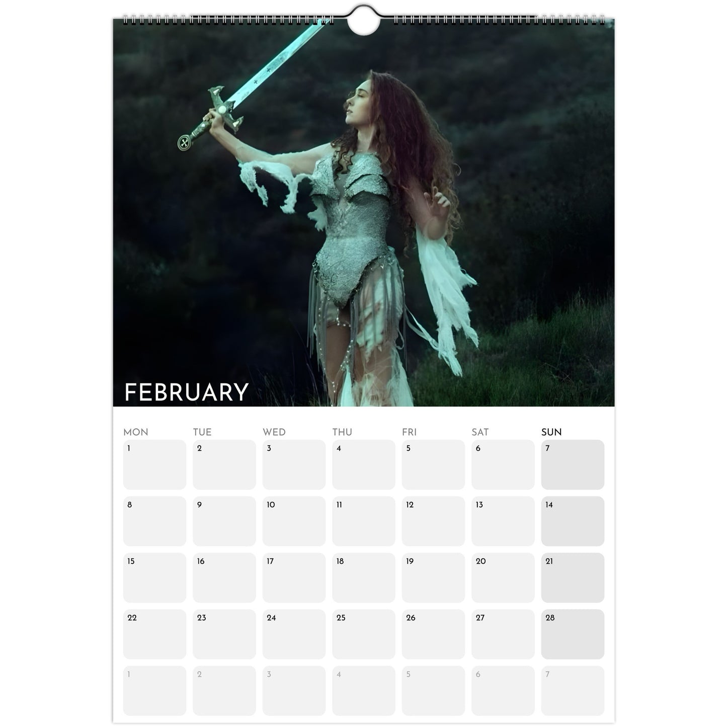 Chappell Roan 2026 A3 wall calendar February