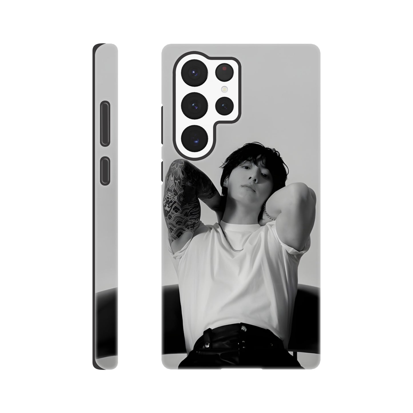 Stylish BTS Jungkook Samsung tough case with strong protection