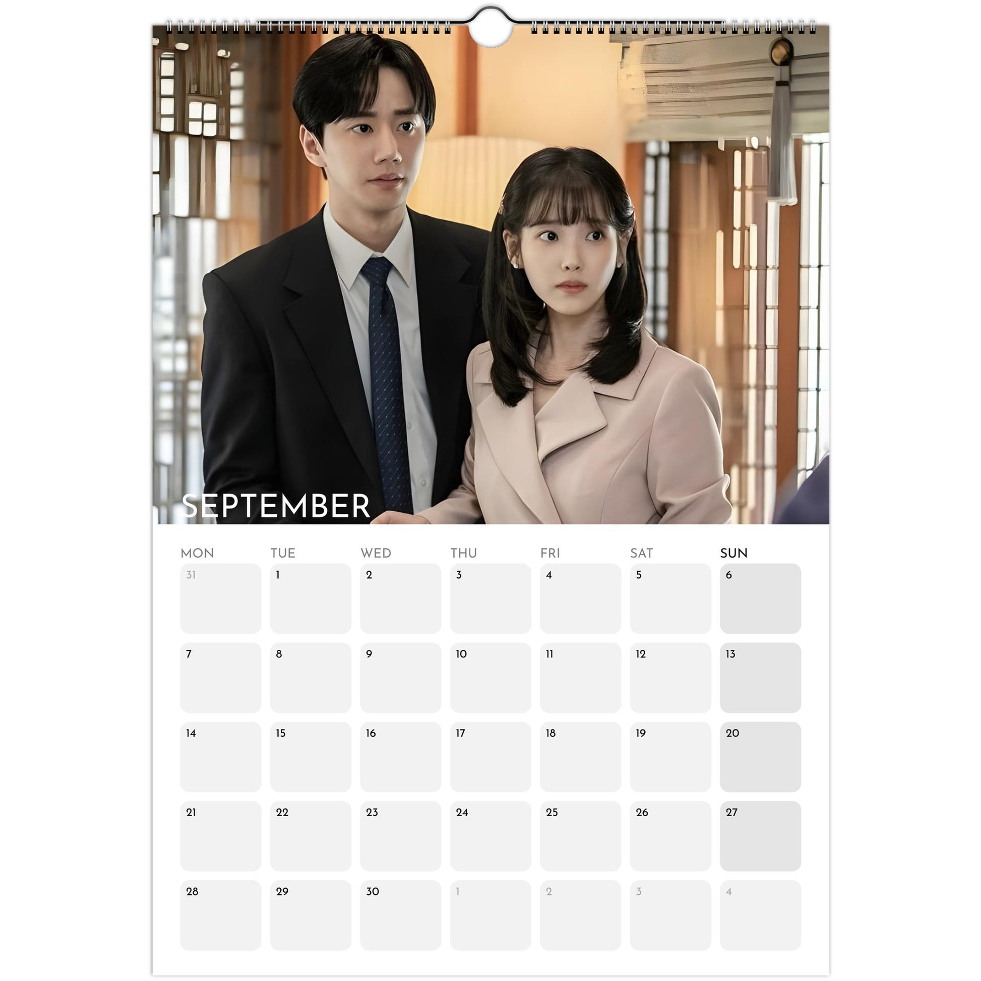 When Life Gives You Tangerines 2026 A3 wall calendar September