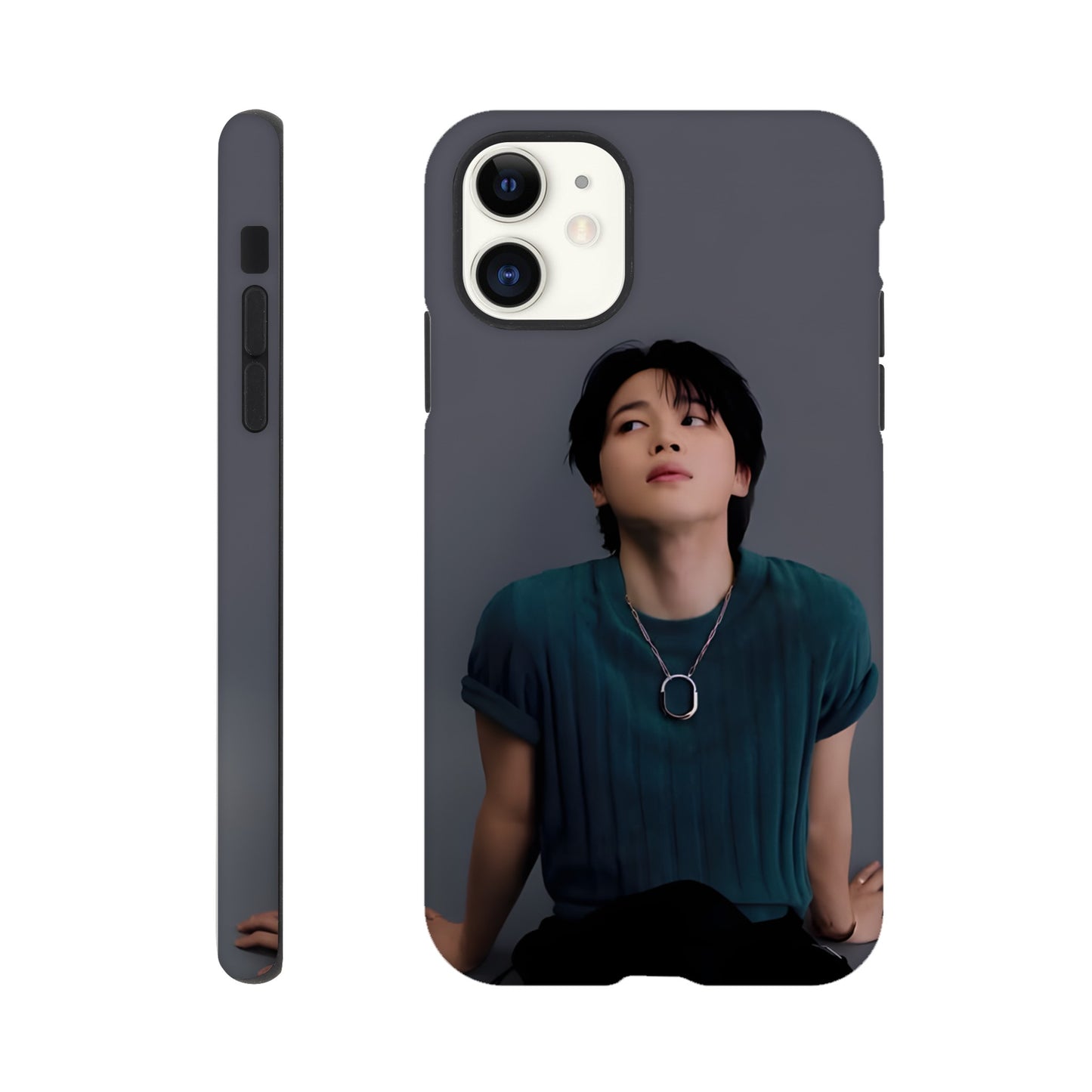 Jimin iPhone tough case with premium dual‑layer build